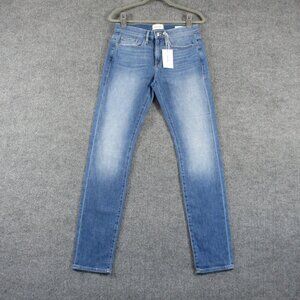 Frame  L'Homme Slim Jeans Mens 29 Blue Faded Taper Stretch Jaden Denim Fit 29x34